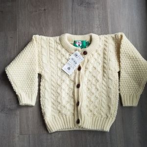 NWT Scottish wool cardigan